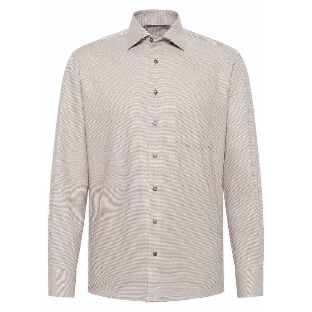 Eterna 4158 28 X19K Sand Modern Fit Shirt