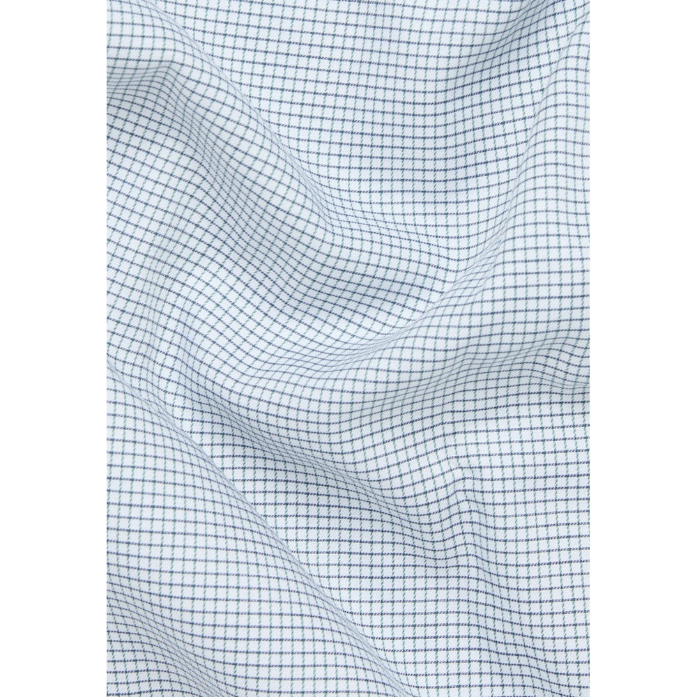 Eterna 4065 45 E15K Green Check Comfort Fit Shirt