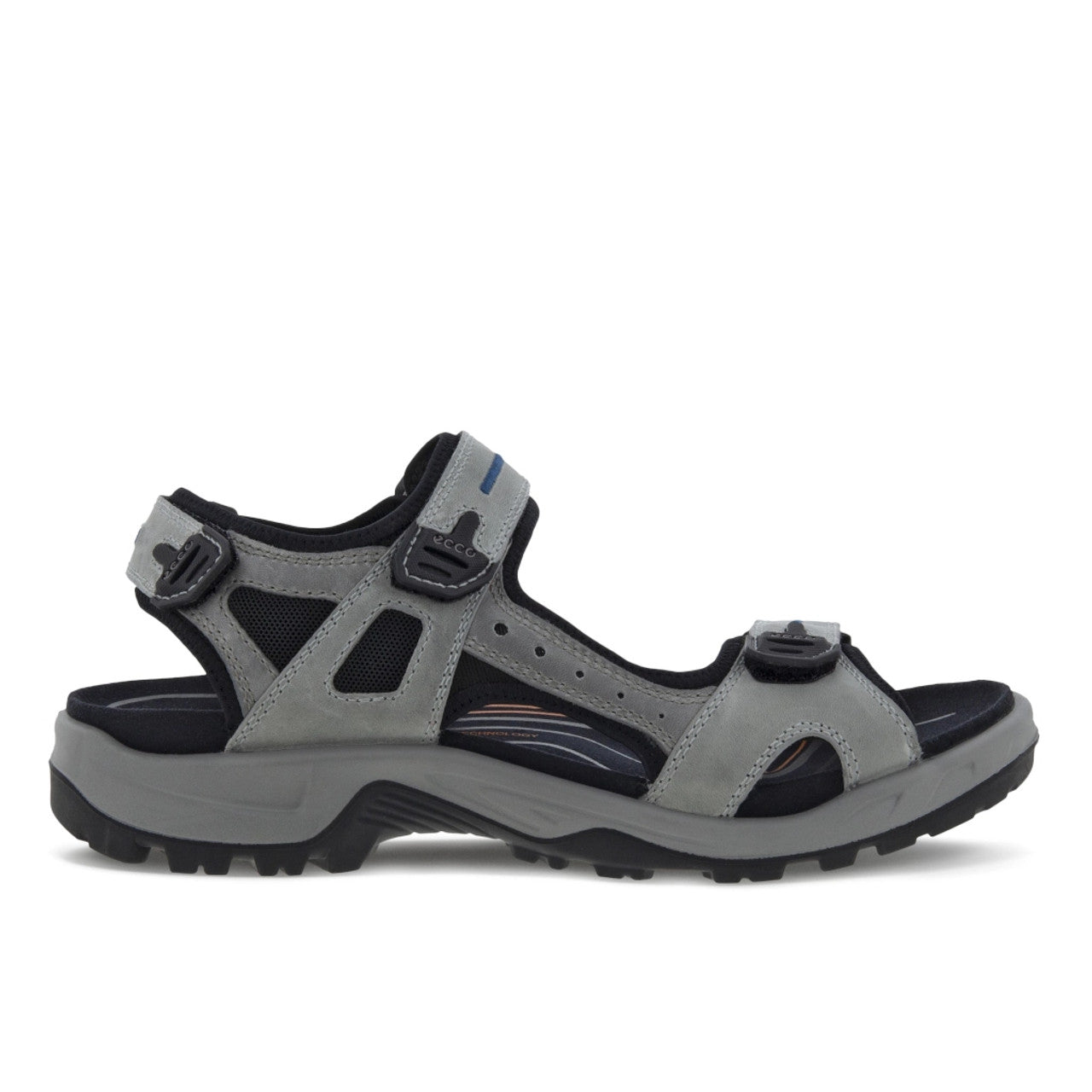 Ecco 069564 55874 Offroad Yacatan Concrete/Wild Dove Sandals