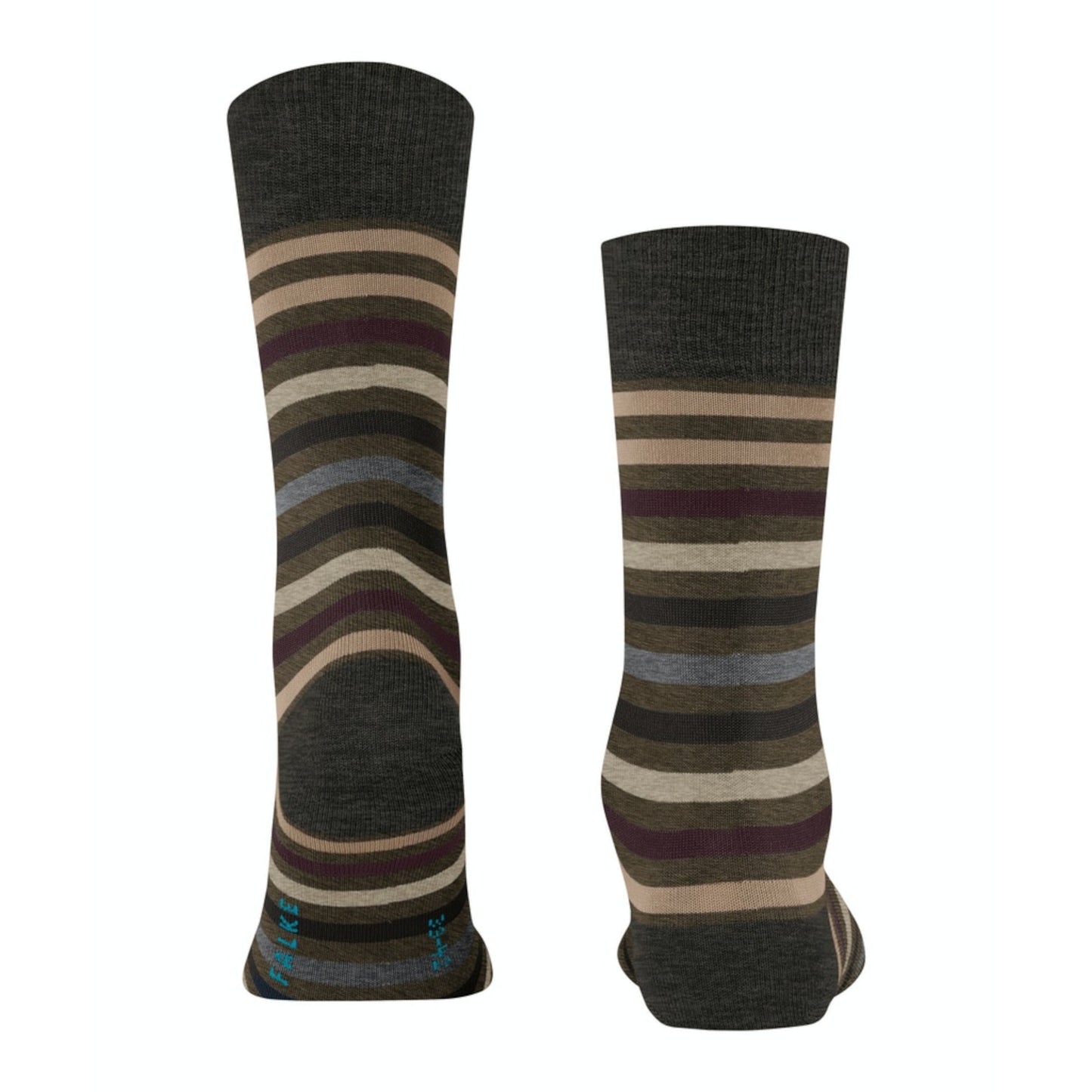 Falke 13279 7464 Tinted Stripe Beech Socks