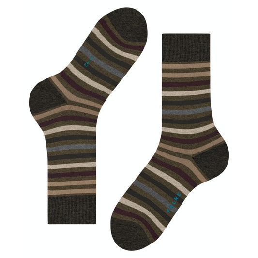 Falke 13279 7464 Tinted Stripe Beech Socks