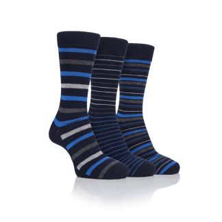 Farah Navy/Blue Stripe Sock 3 Pack