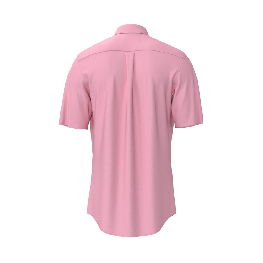 Fynch Hatton 1504 8091 461 Peony Classic Short Sleeve Casual Shirt