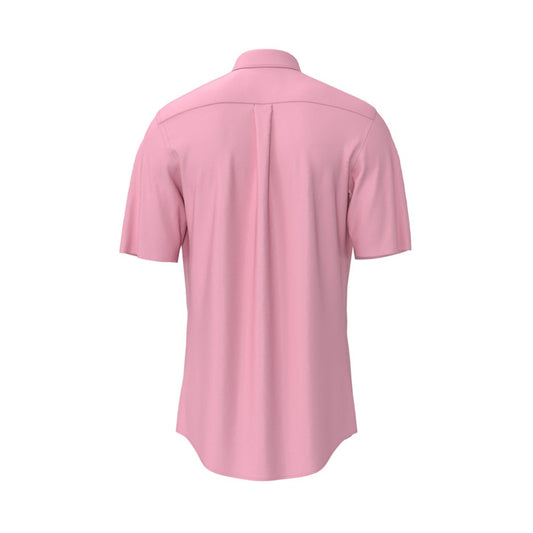 Fynch Hatton 1504 8091 461 Peony Classic Short Sleeve Casual Shirt