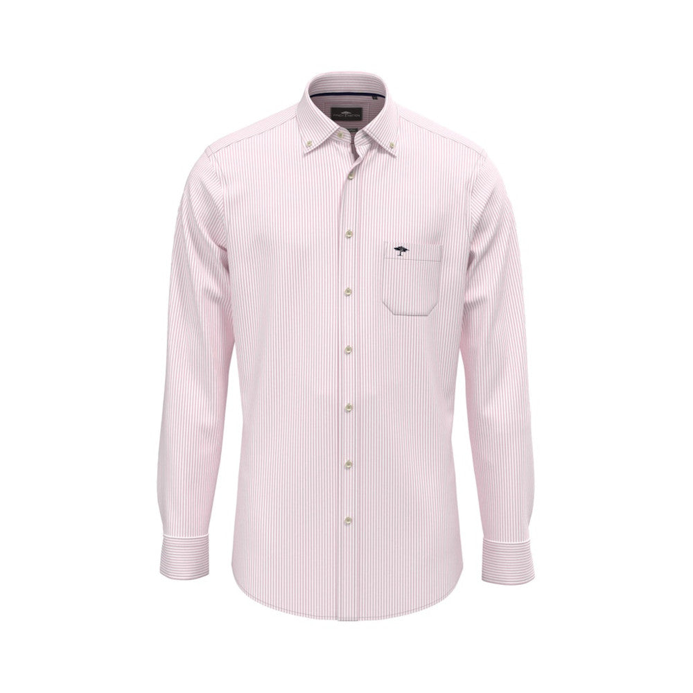 Fynch Hatton 1513 8520 461 Peony Classic Oxford Long Sleeve Casual Shirt