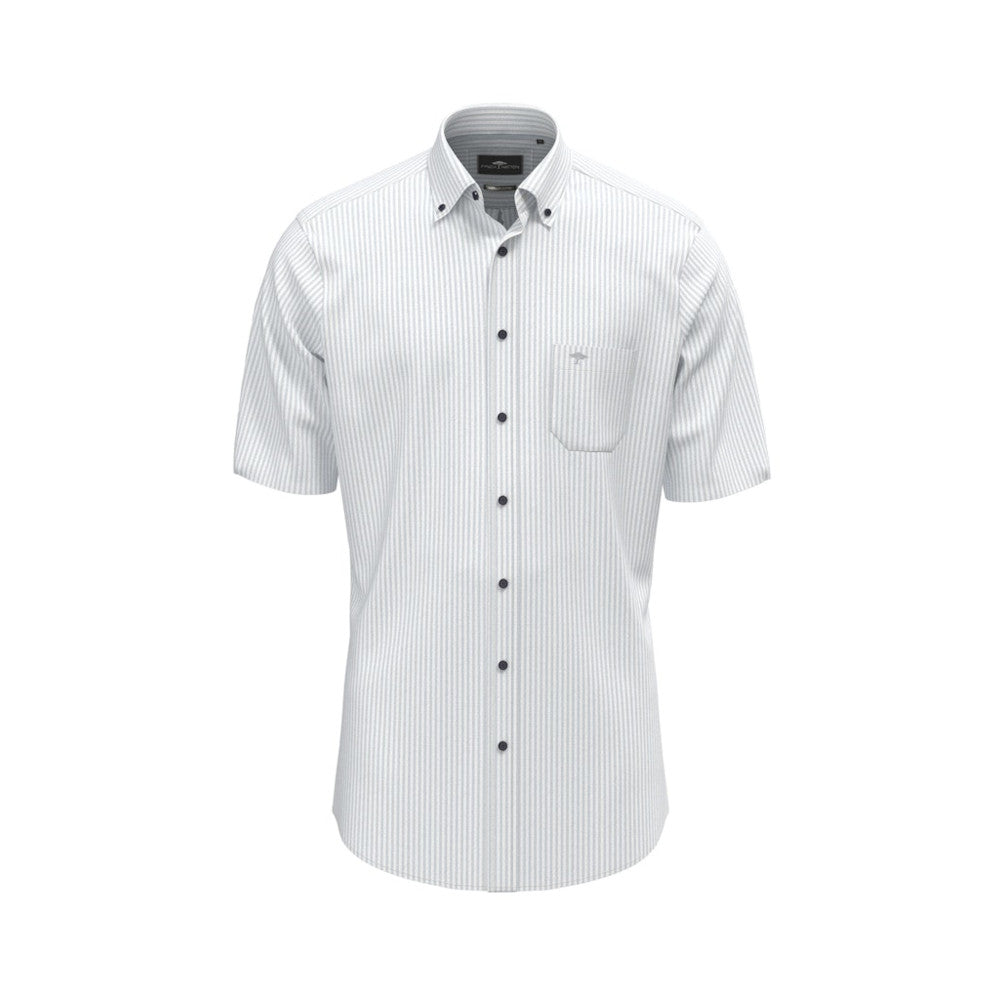 Fynch Hatton 1503 8421 607 Summer Breeze Striped Short Sleeve Casual Shirt