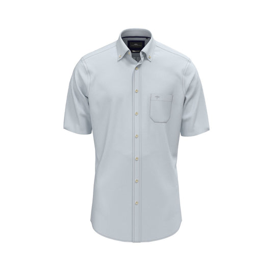 Fynch Hatton 1504 8091 607 Summer Breeze Classic Short Sleeve Casual Shirt