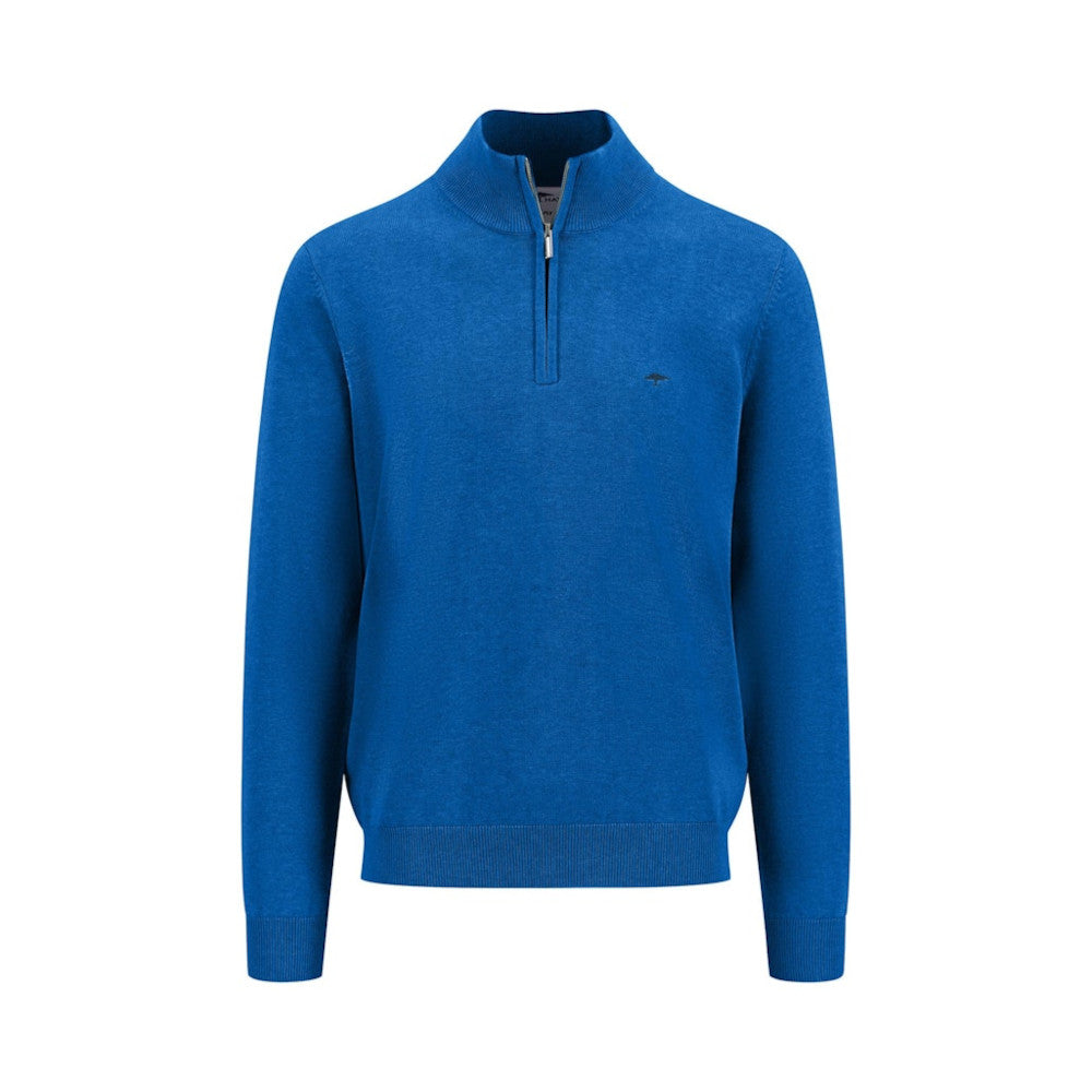 Fynch Hatton 1513 215 628 Strong Blue Troyer Zip