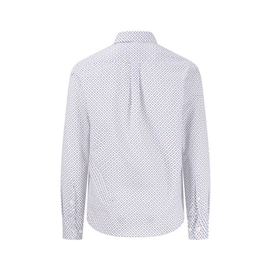 Fynch Hatton 1502 5190 685 Navy Colorful Minimals Long Sleeve Casual Shirt