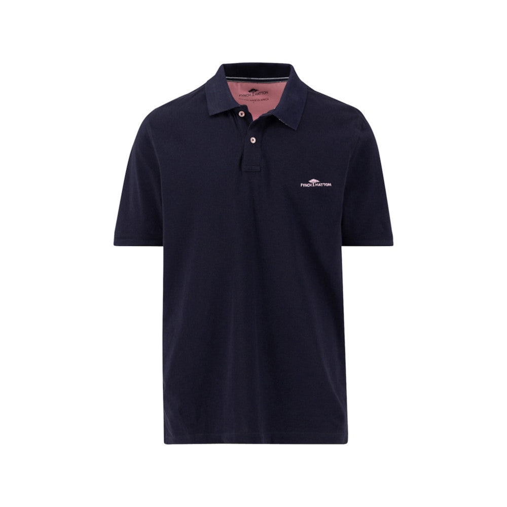 Fynch Hatton 1504 4006 685 Navy Polo Shirt