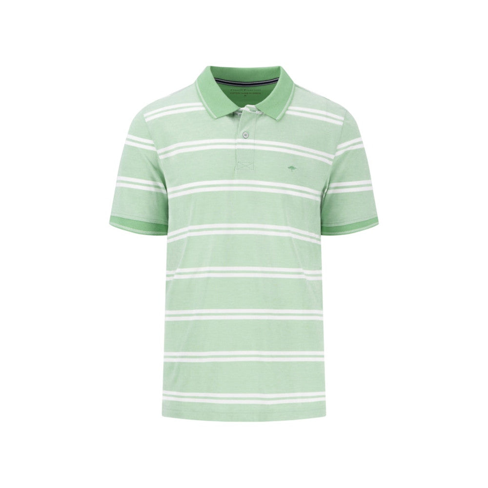Fynch Hatton 1503 1905 722 Turf Green 2 Tone Polo Shirt
