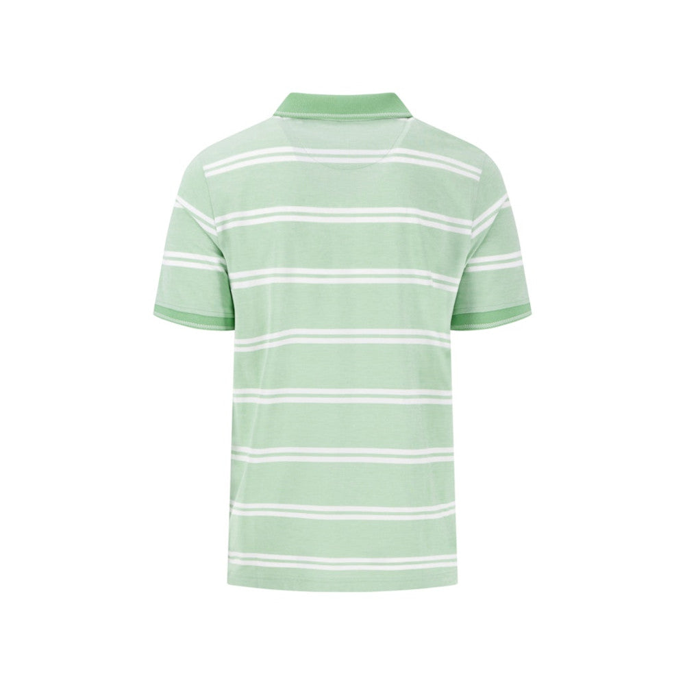 Fynch Hatton 1503 1905 722 Turf Green 2 Tone Polo Shirt