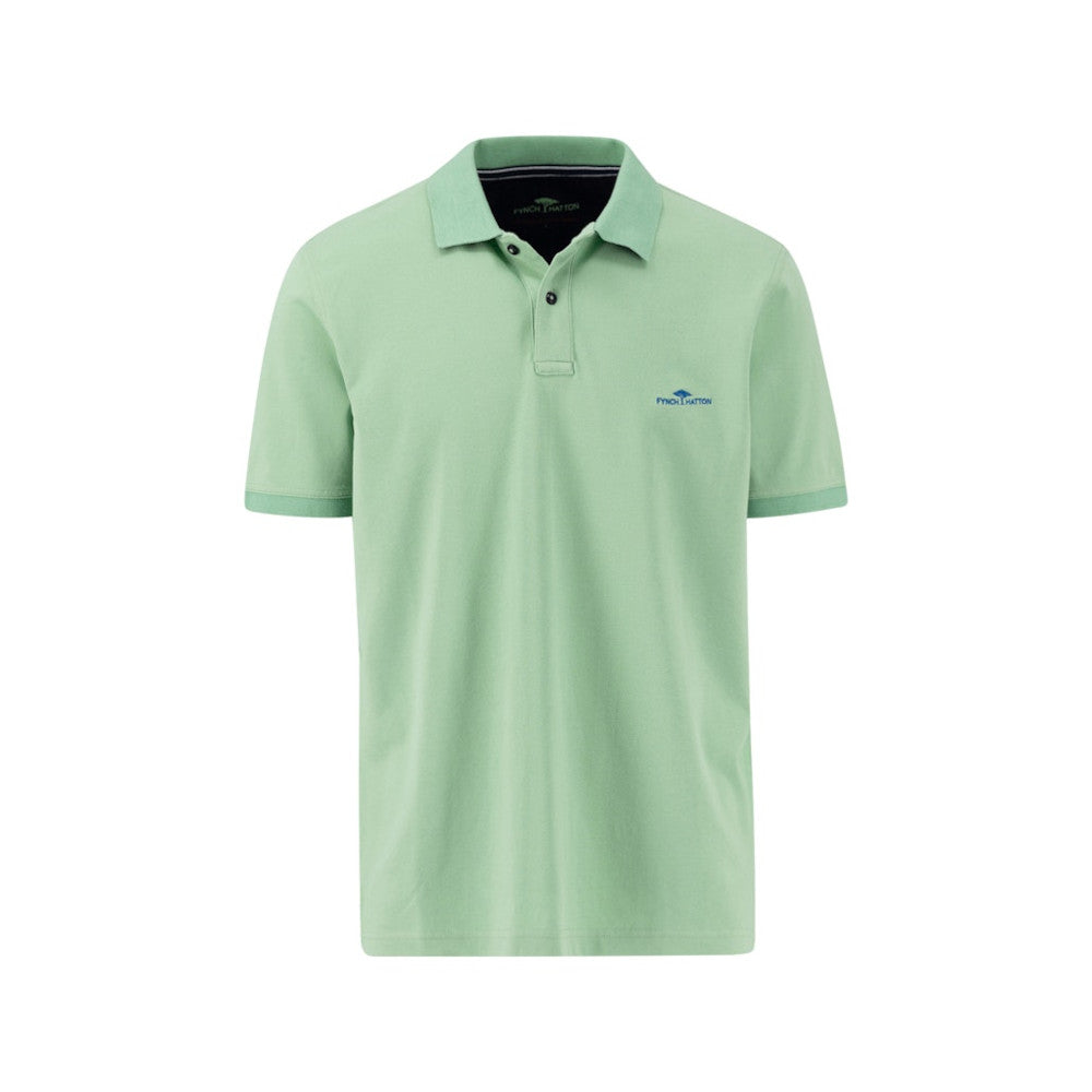 Fynch Hatton 1504 4006 722 Turf Green Polo Shirt