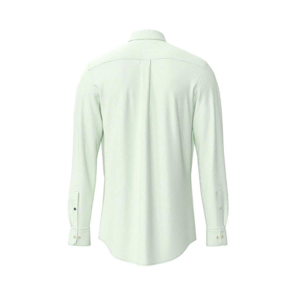 Fynch Hatton 1513 8520 722 Turf Green Classic Oxford Long Sleeve Casual Shirt