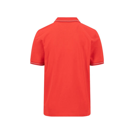 Fynch Hatton 1605 1580 343 Tomato Polo Shirt