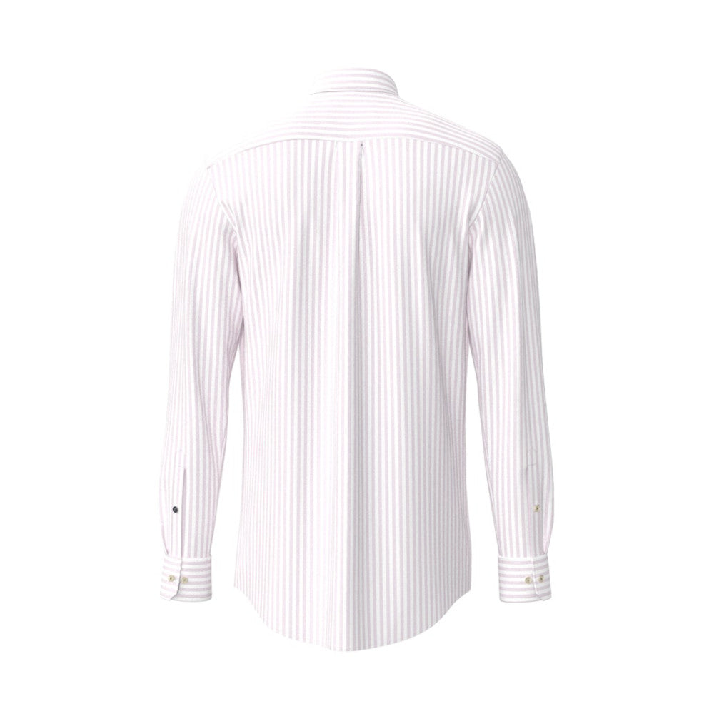 Fynch Hatton 1613 8440 464 Magnolia Oxford Stripe Casual Shirt