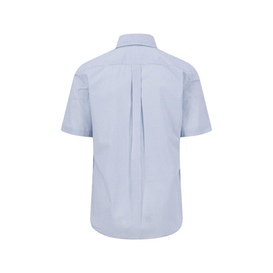 Fynch Hatton 1603 6121 653 New Breeze Minimal Print Short Sleeve Casual Shirt