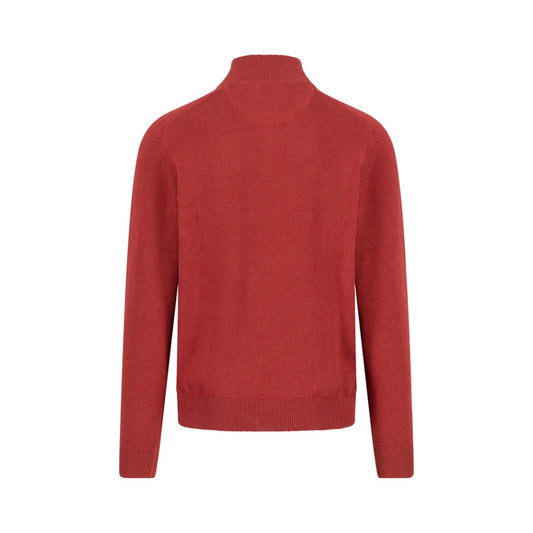 Fynch Hatton 1509 203 367 Garnet Red Supersoft Troyer Zip