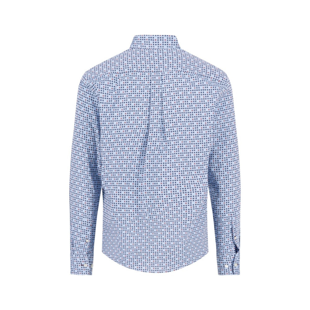 Fynch Hatton 1509 5600 368 Deep Merlot Long Sleeve Shirt
