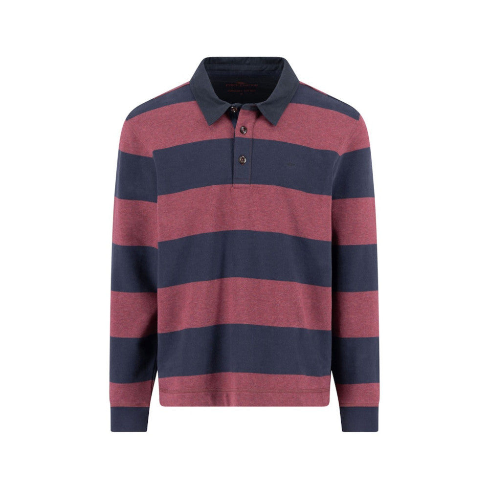 Fynch Hatton 1514 1363 368 Deep Merlot Rugby Shirt