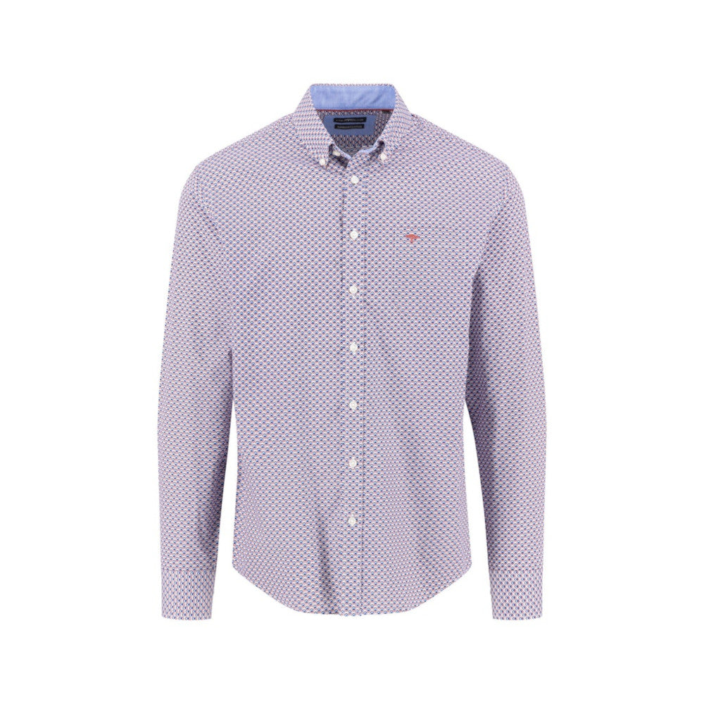 Fynch Hatton 1508 5480 415 Berry Long Sleeve Shirt