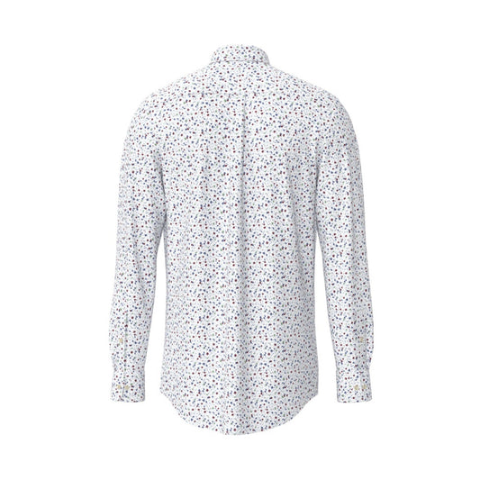 Fynch Hatton 1508 8710 415 Berry Flower Long Sleeve Shirt