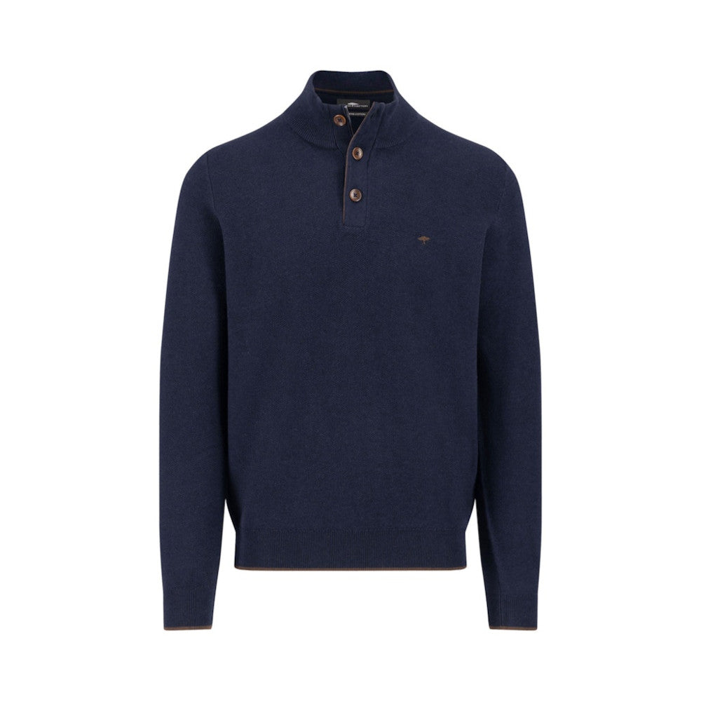 Fynch Hatton 1514 219 690 Navy Troyer Button