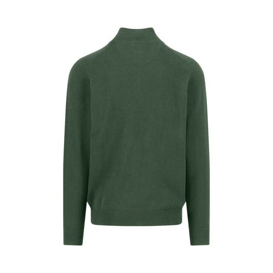 Fynch Hatton 1509 203 736 Dark Leaf Supersoft Troyer Zip