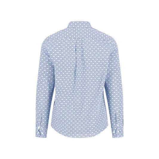 Fynch Hatton 1509 5600 736 Dark Leaf Long Sleeve Shirt