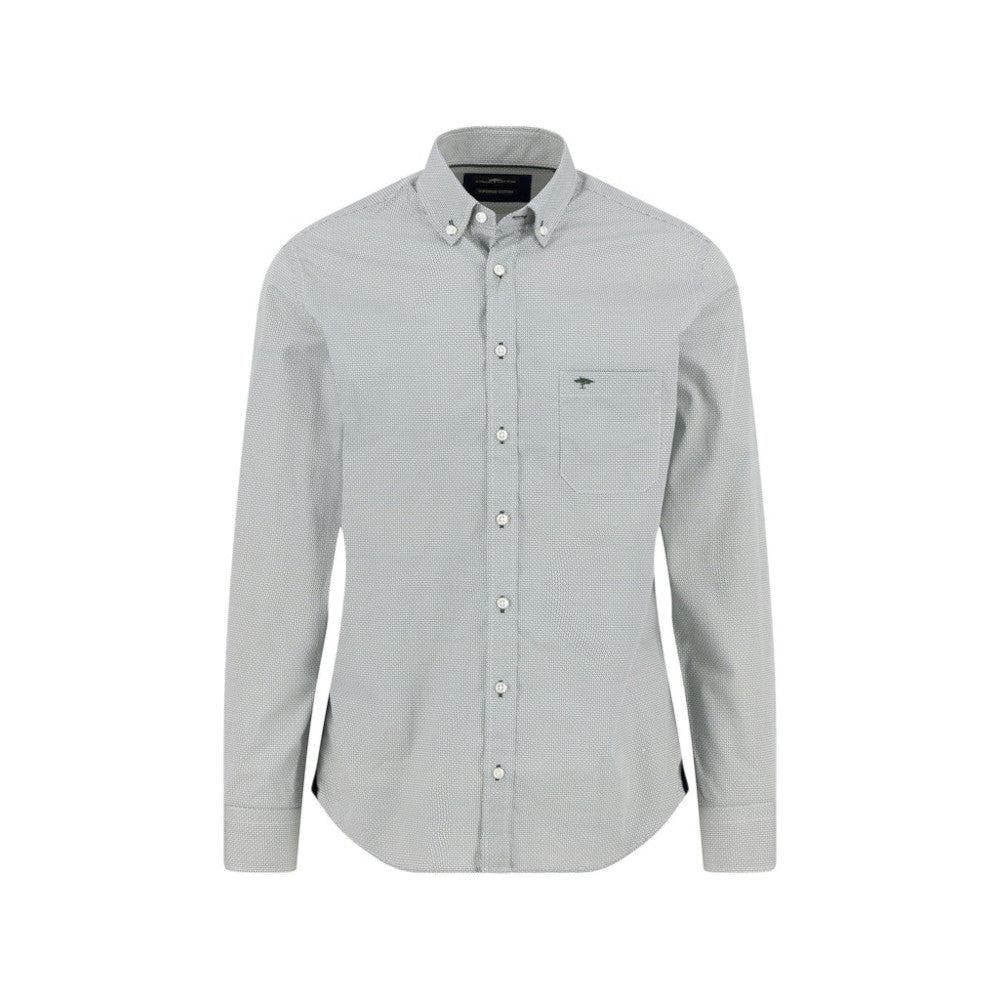 Fynch Hatton 1510 6240 737 Dark Ivy Long Sleeve Shirt