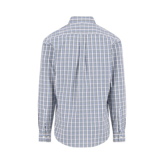 Fynch Hatton 1514 5750 737 Dark Ivy Check Long Sleeve Shirt
