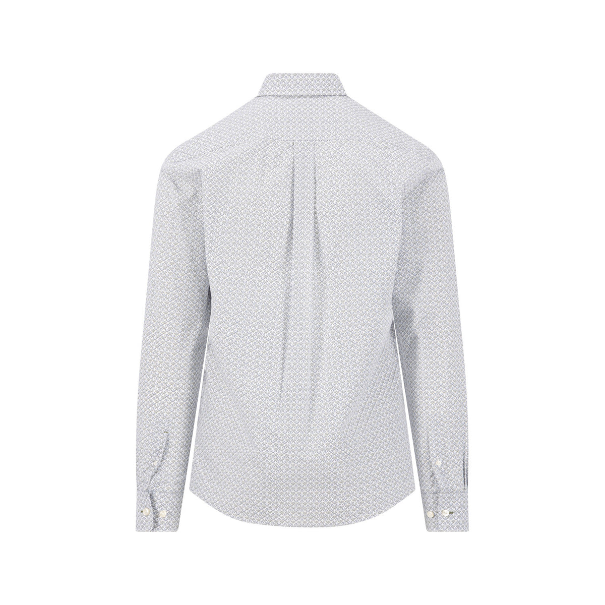 Fynch Hatton 1614 5570 748 Moss Combi Print Casual Shirt