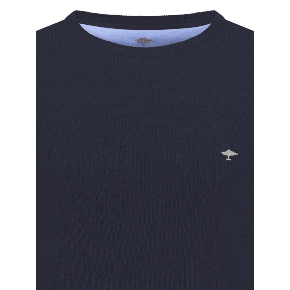 Fynch Hatton SFPK 210 690 Navy Crew Neck Sweater