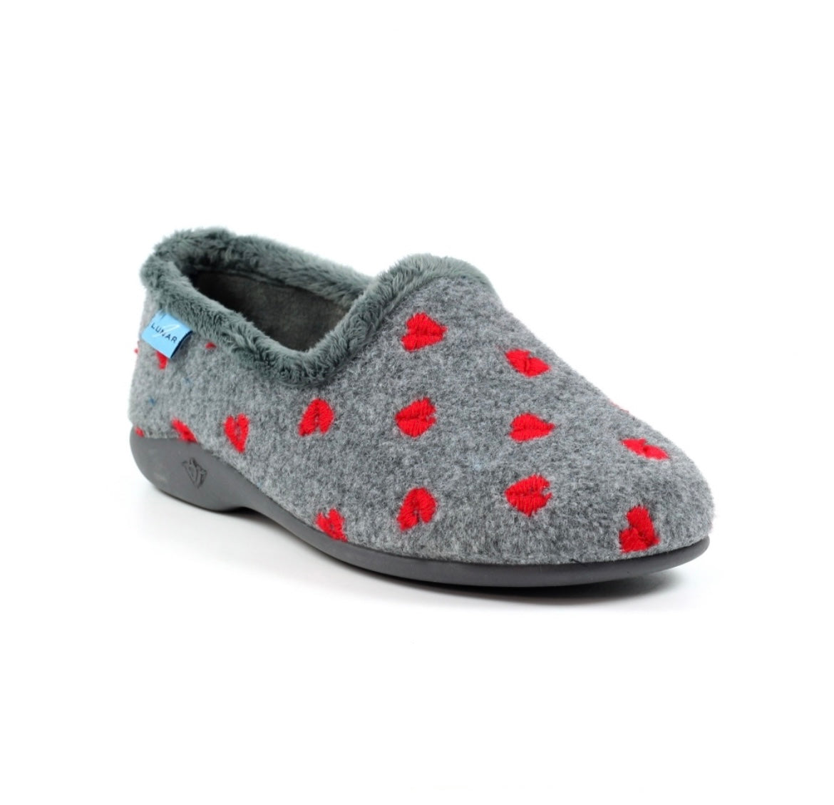 Lunar KLA214 Callisto Grey Slippers