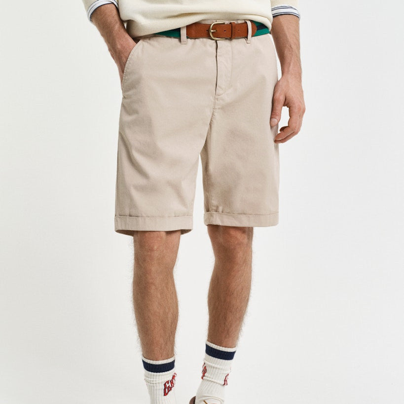 Gant 205354 277 Dry Sand Reg Sunfaded Chino Shorts