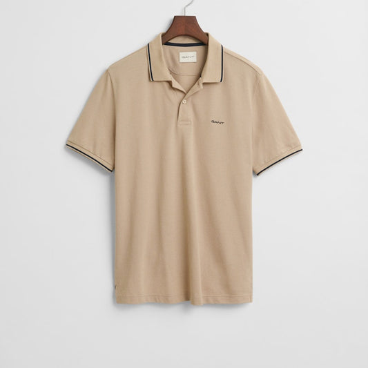 Gant 2062034 277 Dry Sand Tipping Ss Pique Polo