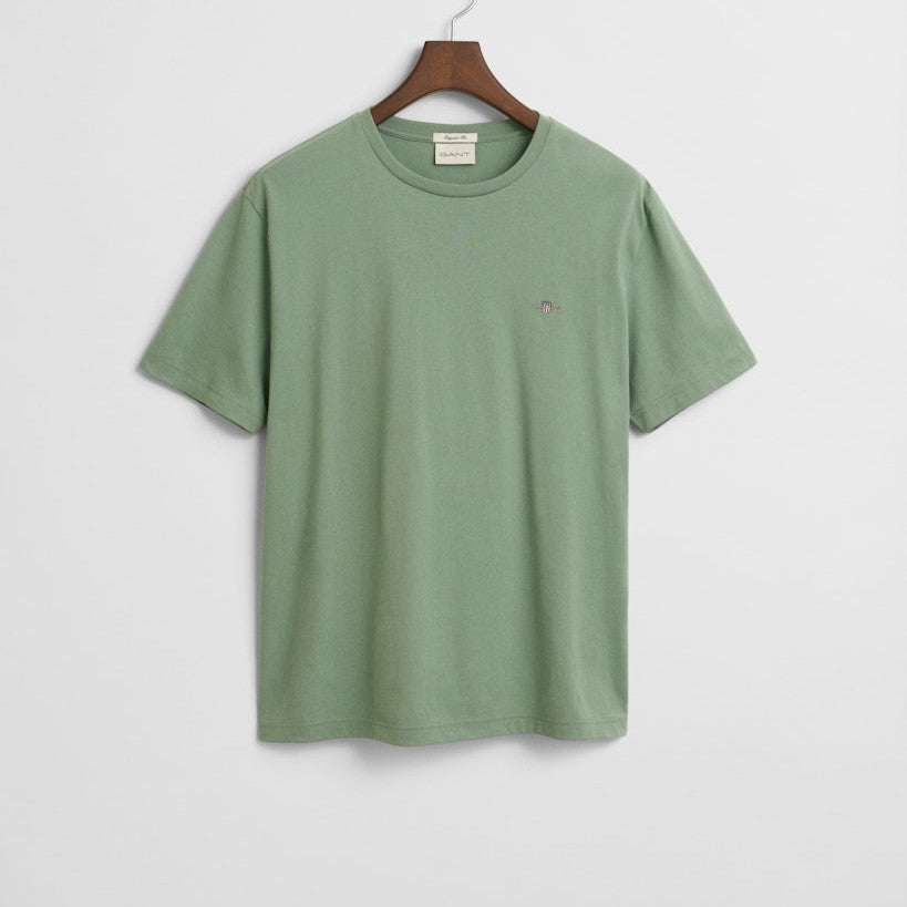 Gant 2003184 362 Kalamata Green Reg Shield Ss T-Shirt
