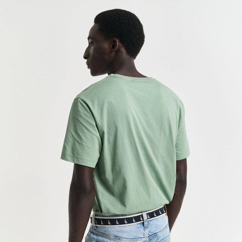 Gant 2003184 362 Kalamata Green Reg Shield Ss T-Shirt