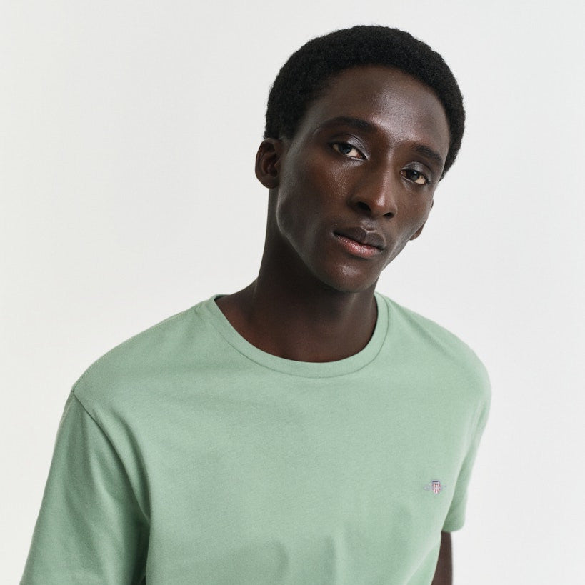 Gant 2003184 362 Kalamata Green Reg Shield Ss T-Shirt