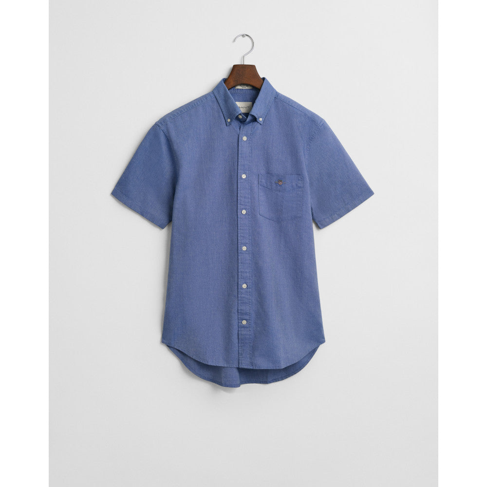 Gant 3000201 407 Rich Blue Reg Classic Oxford Ss Shirt