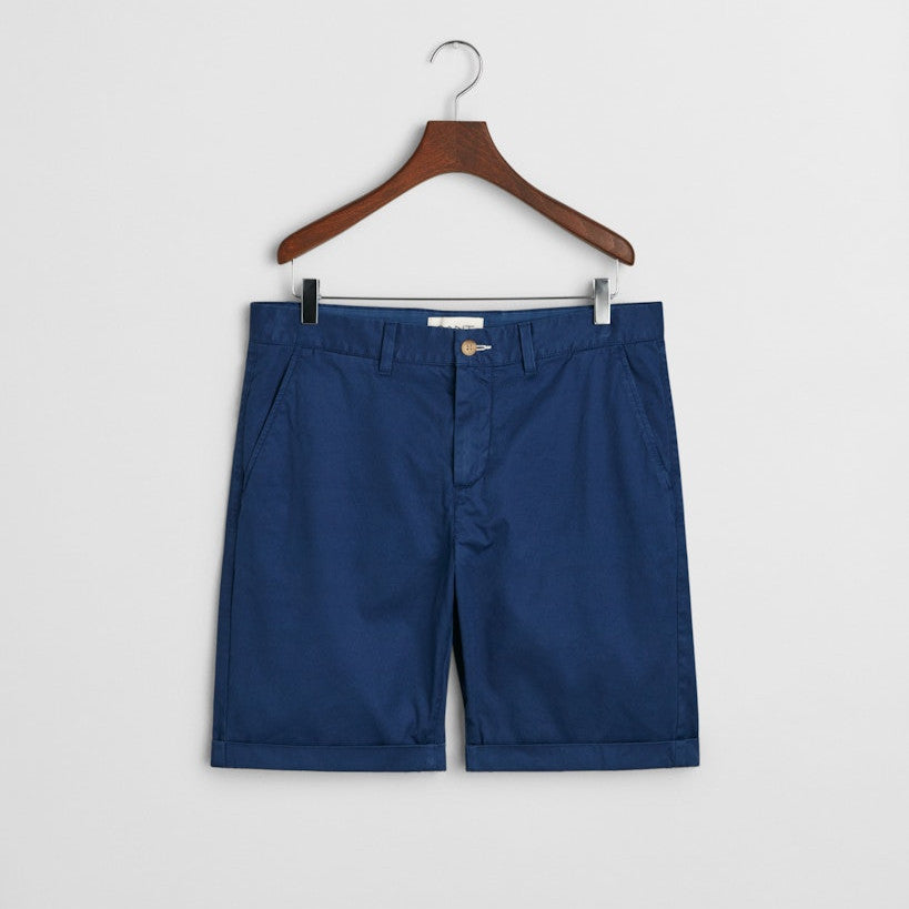 Gant 205354 423 Persian Blue Reg Sunfaded Chino Shorts