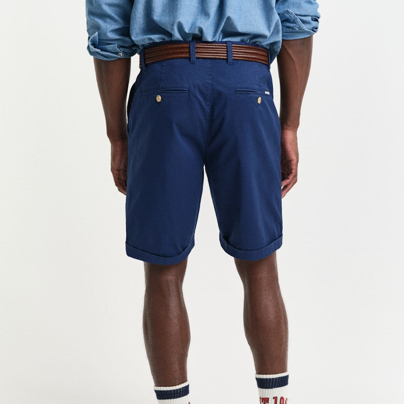 Gant 205354 423 Persian Blue Reg Sunfaded Chino Shorts