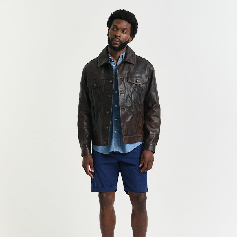 Gant 205354 423 Persian Blue Reg Sunfaded Chino Shorts