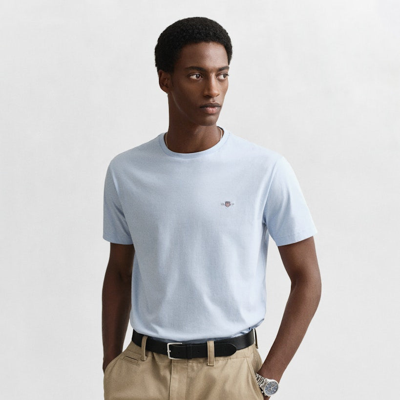 Gant 2003184 457 Reg Shield SS Fresh Blue T-Shirt