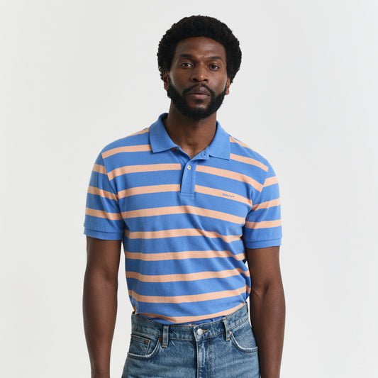 Gant 2014055 419 Perfect Blue Striped Polo
