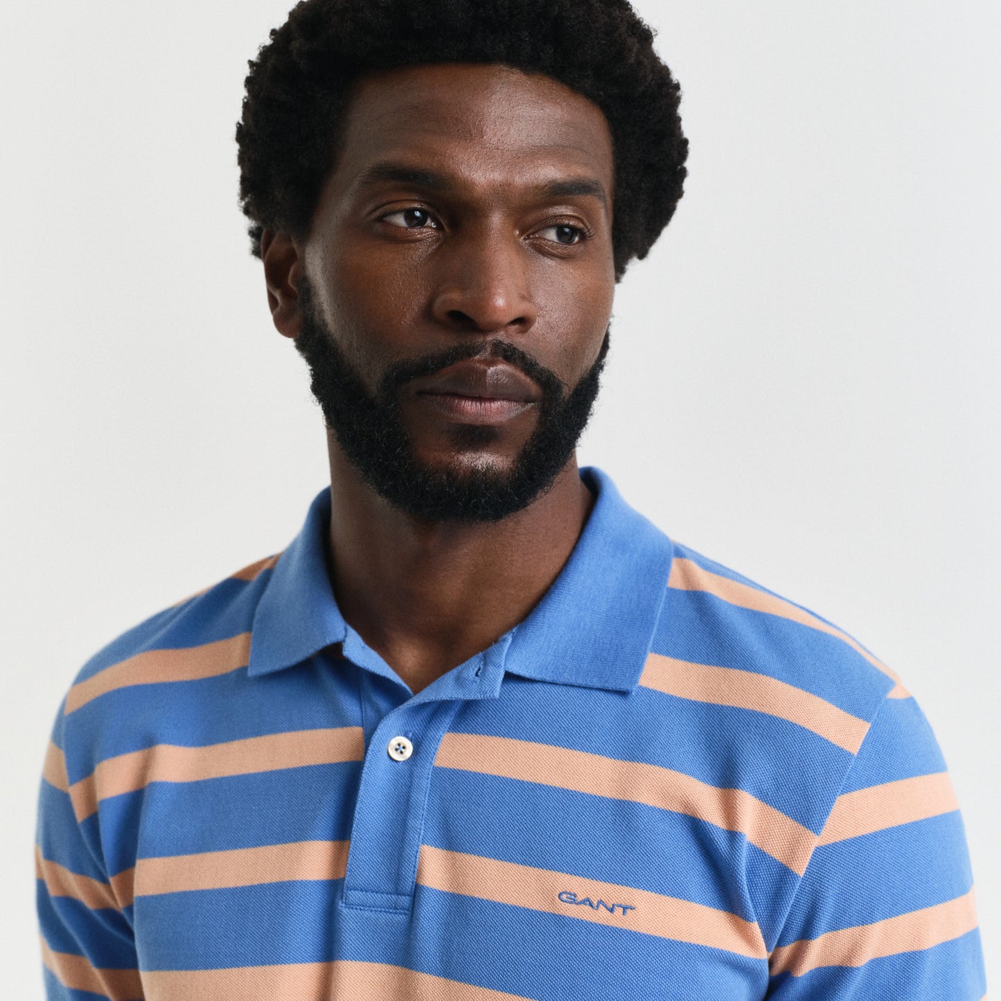 Gant 2014055 419 Perfect Blue Striped Polo