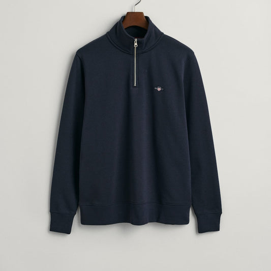 Gant 2008005 433 Evening Blue Reg Shield Half Zip Sweat