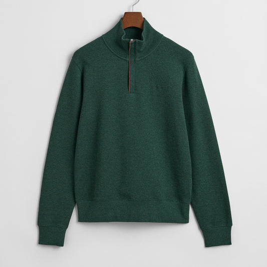 Gant 2068028 374 Tartan Green Sacker Rib Half Zip