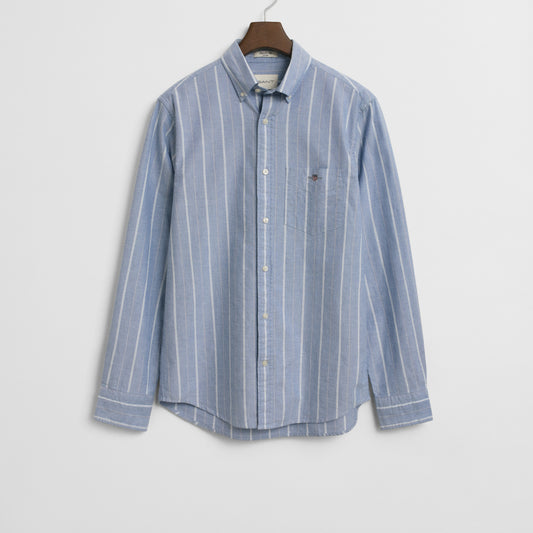 Gant 3250215 407 Rich Blue Reg Classic Oxford Stripe Shirt