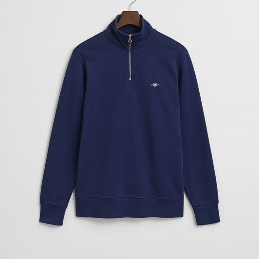 Gant 2008005 423 Persian Blue Reg Shield Half Zip Sweat